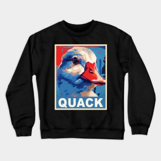 Funny Ducks Geese Meme Men Kids Women Funny Duck Goose Crewneck Sweatshirt